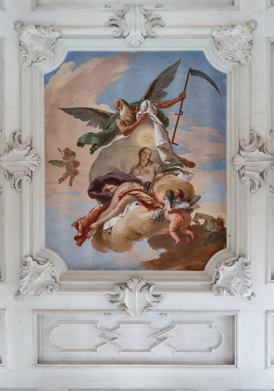 Az idő felfedezi az Igazságot alkotó: Giovanni Battista Tiepolo