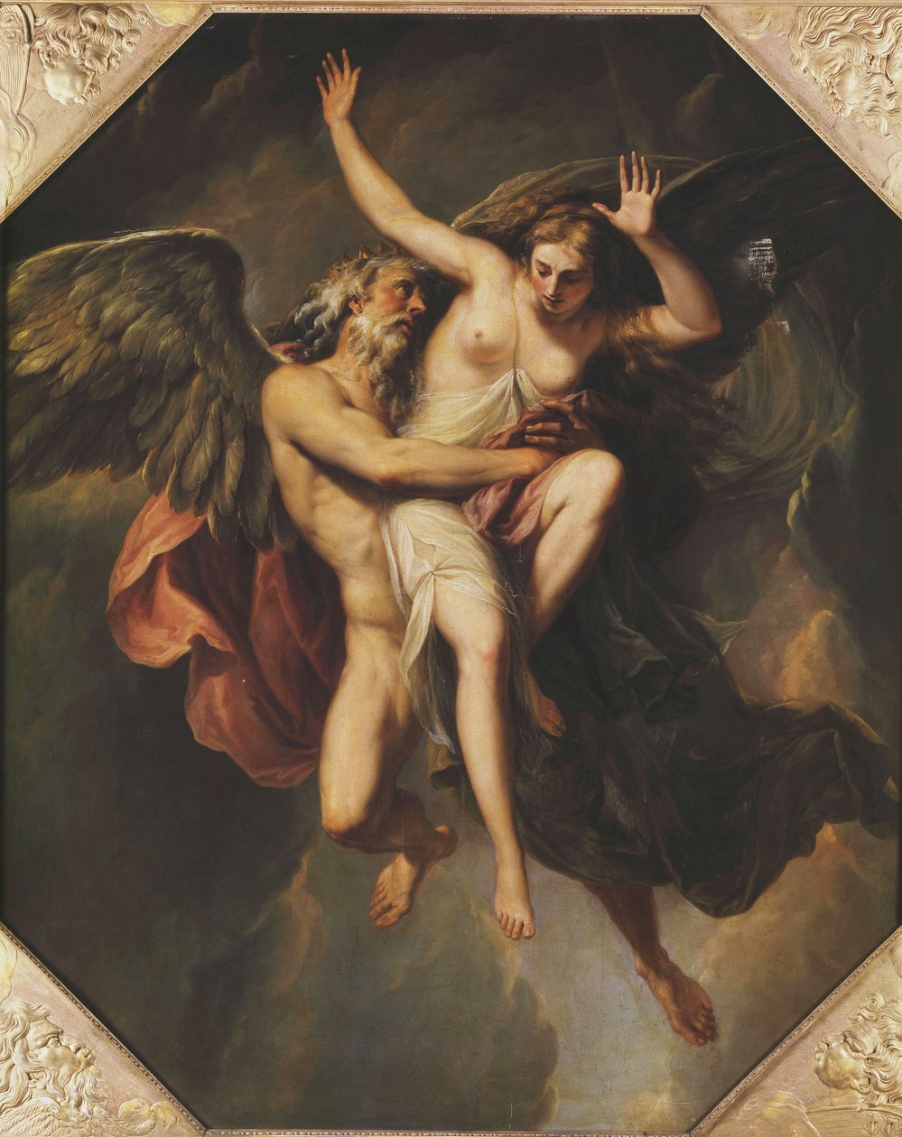 Oreithyia megerőszakolása alkotó: Giovanni Battista Cipriani