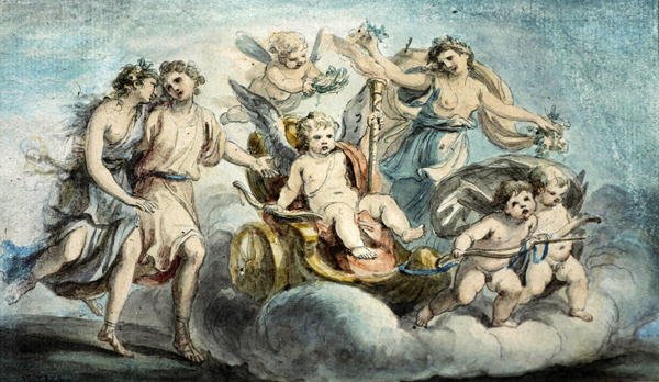 Ámor diadala (wc) alkotó: Giovanni Battista Cipriani