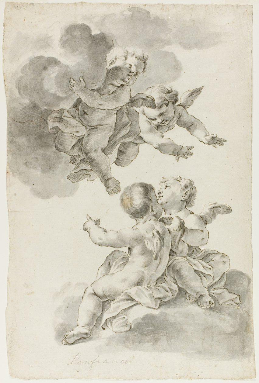 Sütő Putti alkotó: Giovanni Battista Gaulli