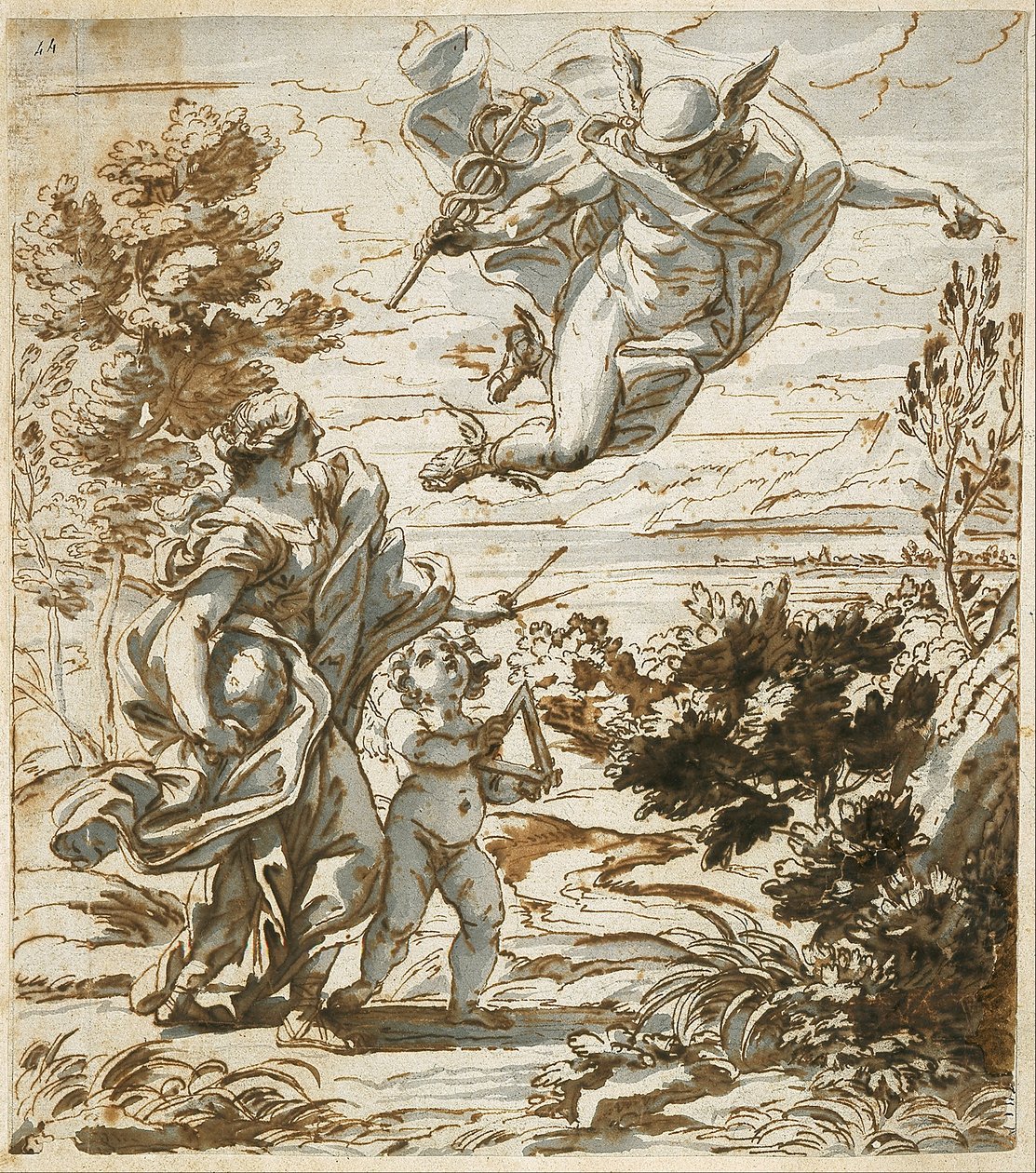 Merkúr Vezető földrajz alkotó: Giovanni Battista Gaulli
