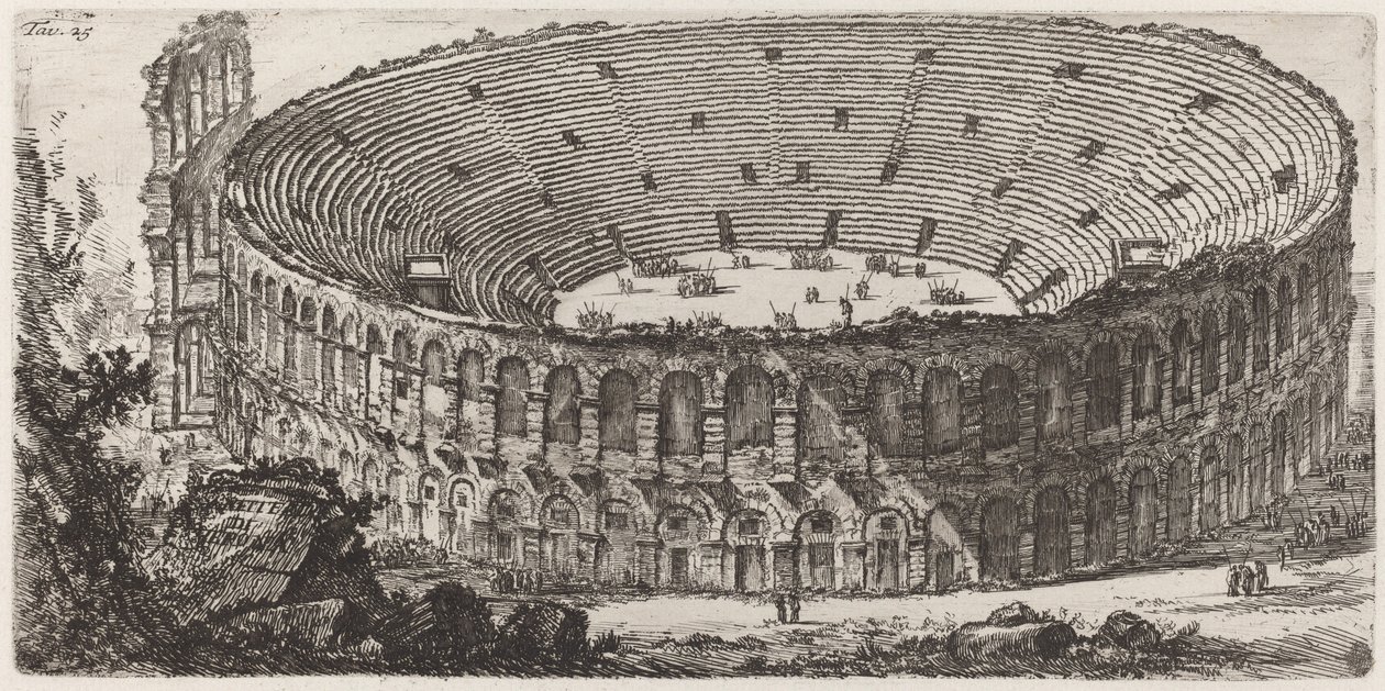 veronai amfiteátrum alkotó: Giovanni Battista Piranesi
