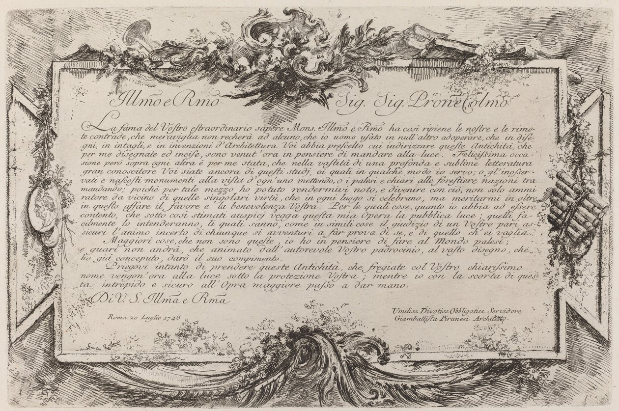 Elhivatottság alkotó: Giovanni Battista Piranesi