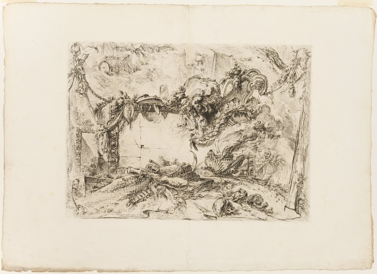A monumentális tábla alkotó: Giovanni Battista Piranesi