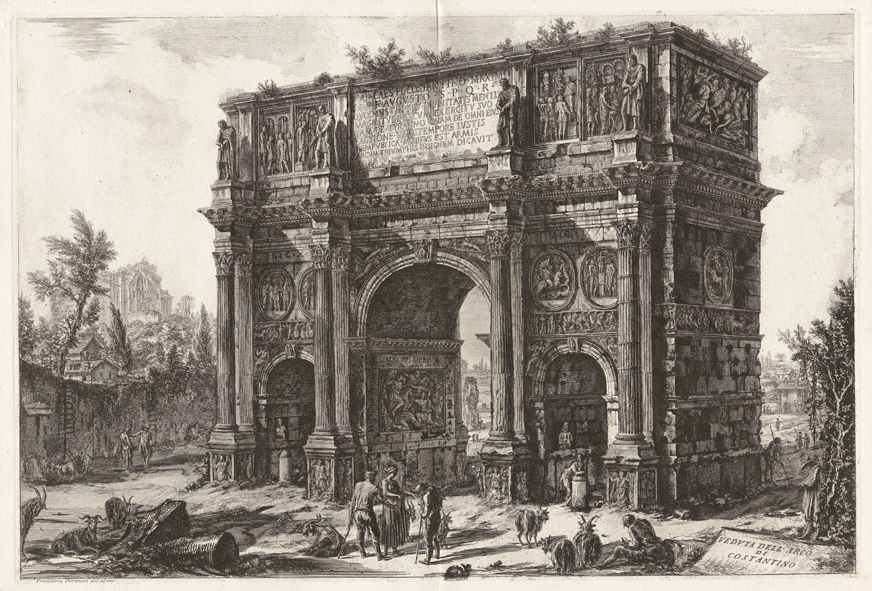 Kilátás a alkotó: Giovanni Battista Piranesi