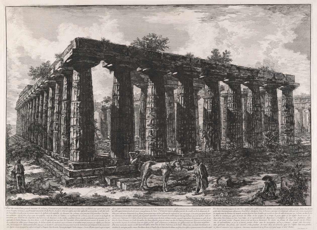 A maradványok megtekintése alkotó: Giovanni Battista Piranesi