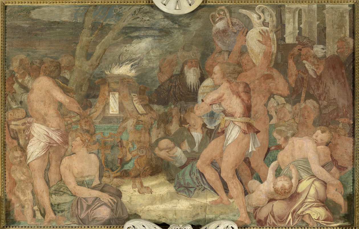 Az áldozat alkotó: Giovanni Battista Rosso Fiorentino