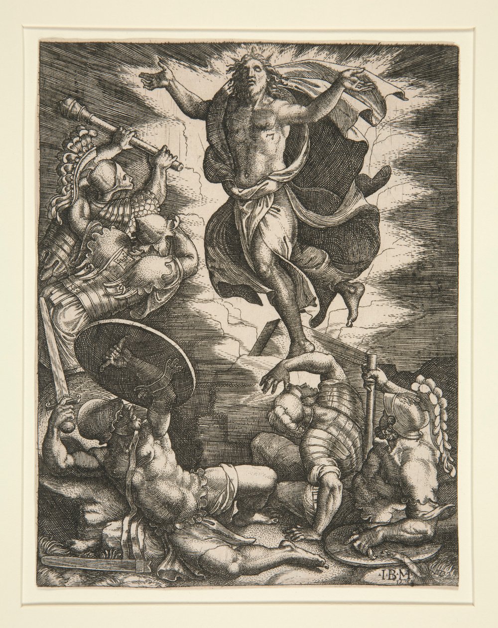 A Feltámadás alkotó: Giovanni Battista Scultori