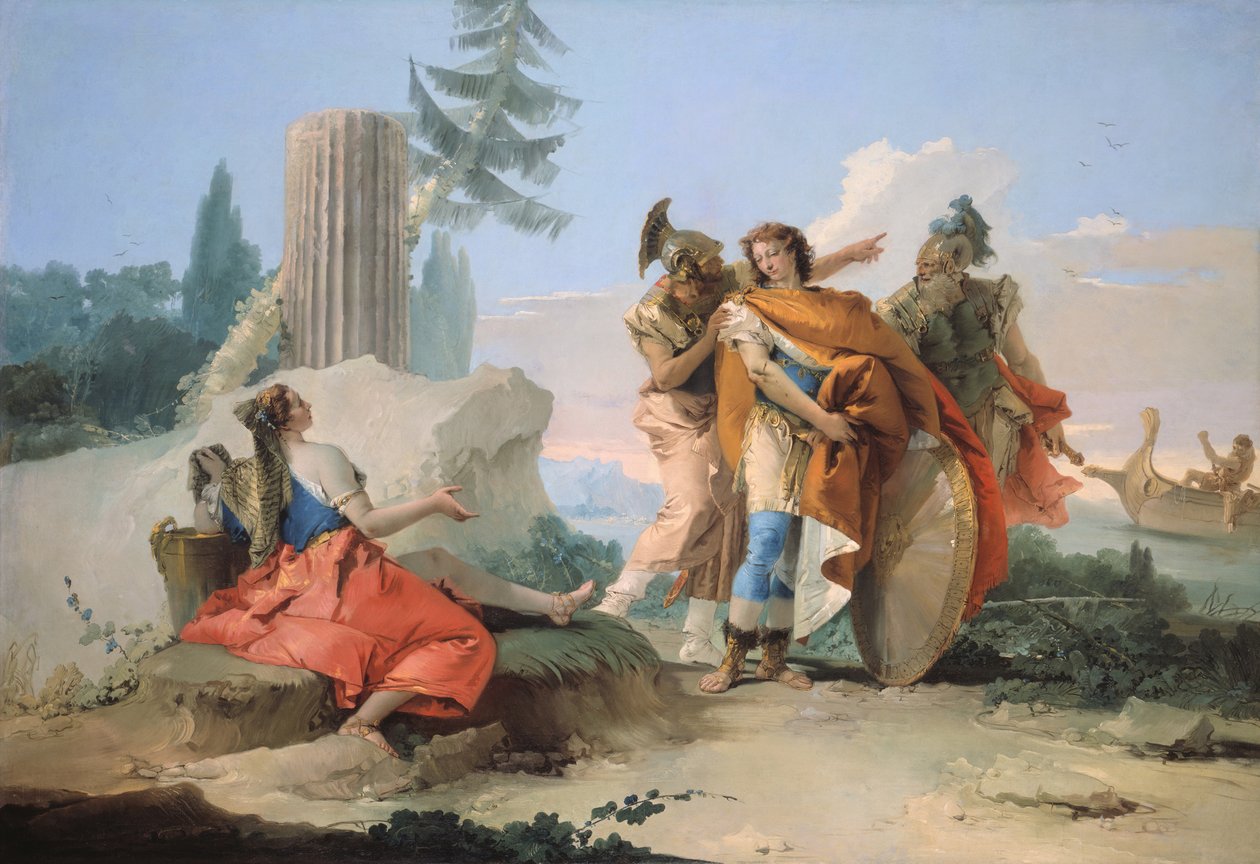 Rinaldo által elhagyott Armida, 174245. alkotó: Giovanni Battista Tiepolo