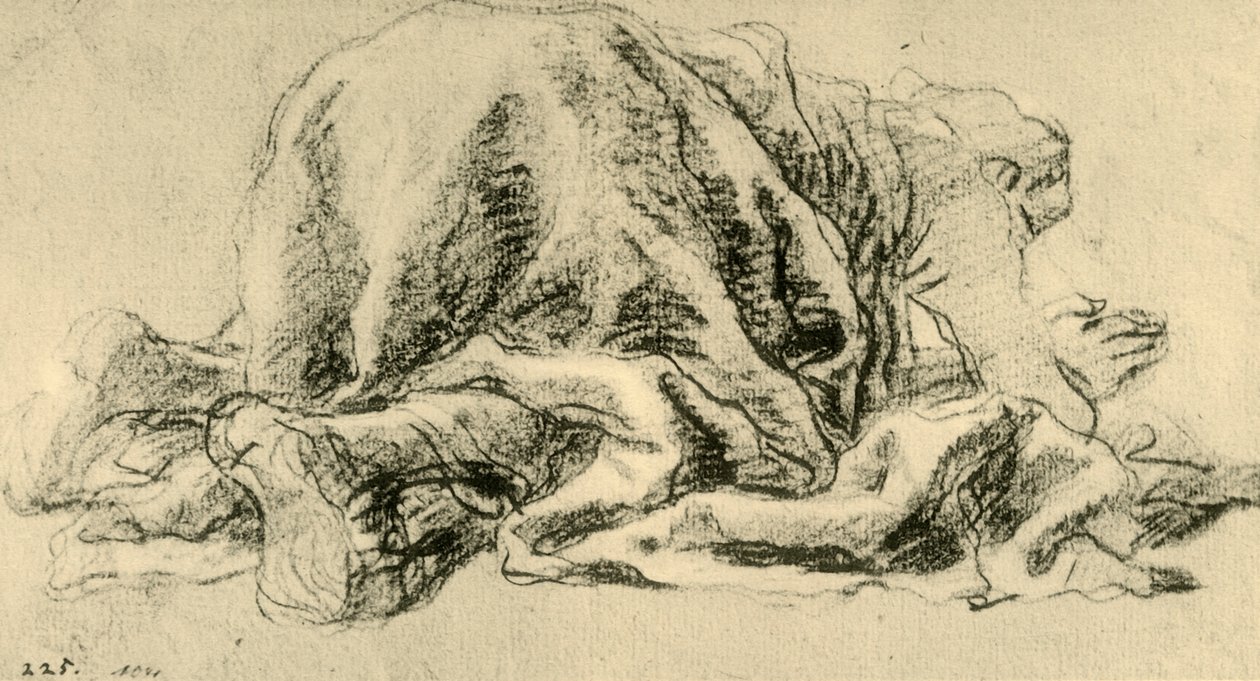 Imában leborult ember, 1765-1770, 1928 alkotó: Giovanni Battista Tiepolo