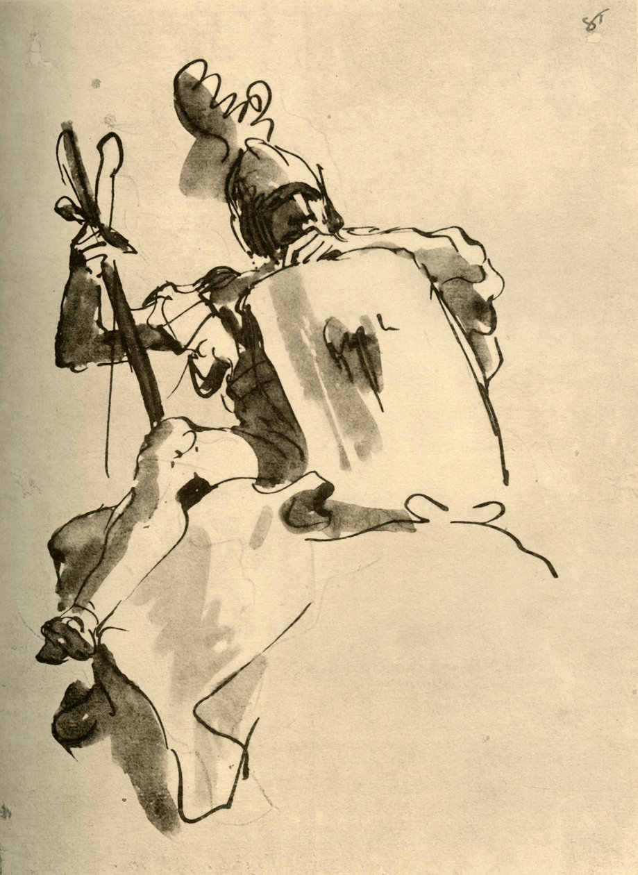 Mars, 1757, 1928 alkotó: Giovanni Battista Tiepolo