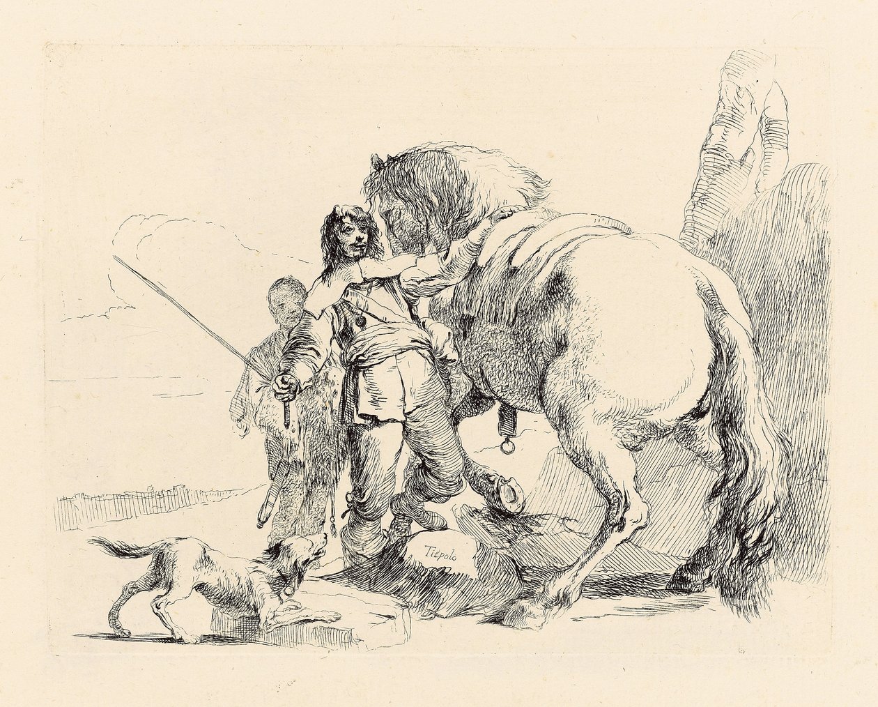 Vari Capricci, 1750 előtt alkotó: Giovanni Battista Tiepolo