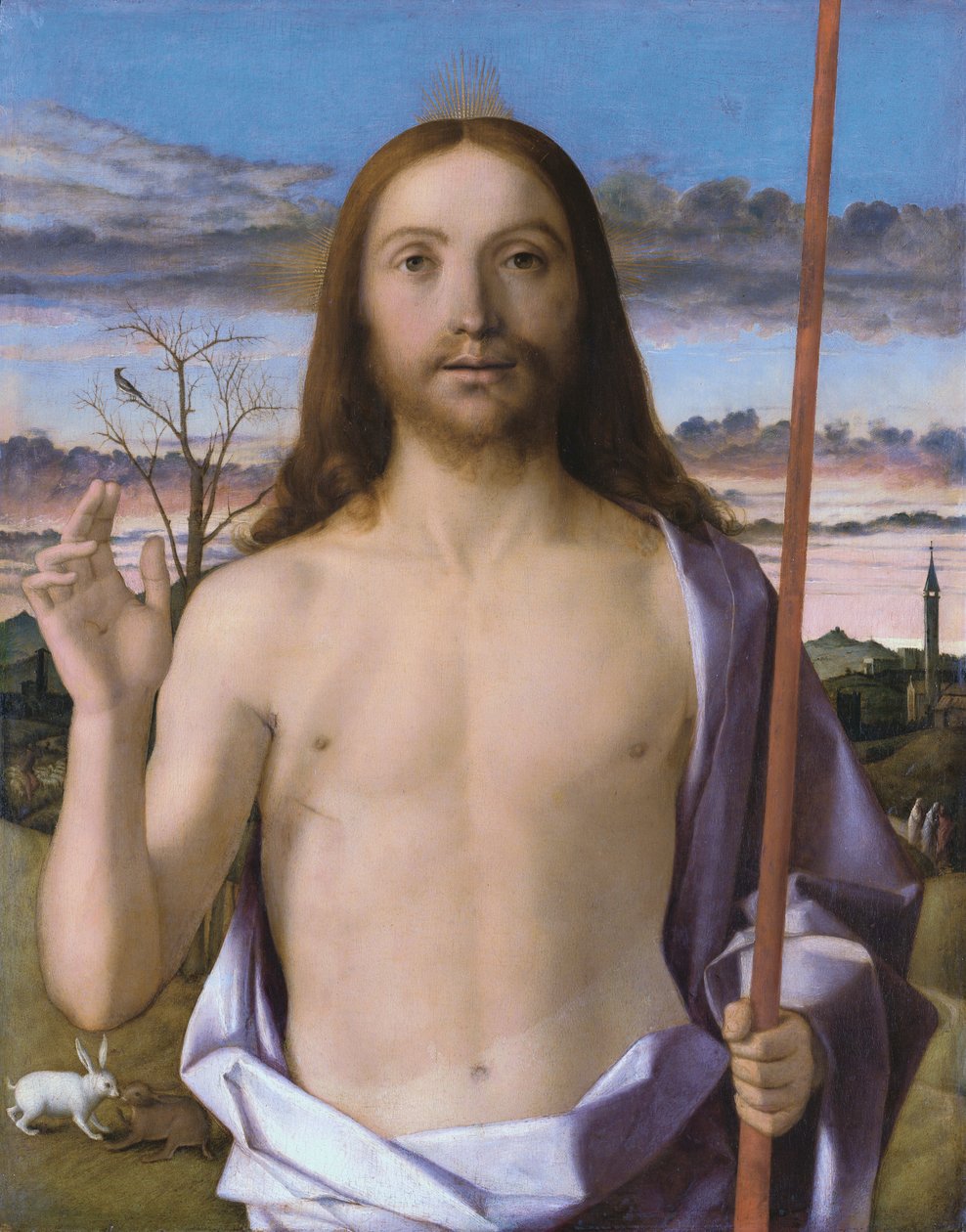 Krisztus áldása alkotó: Giovanni Bellini
