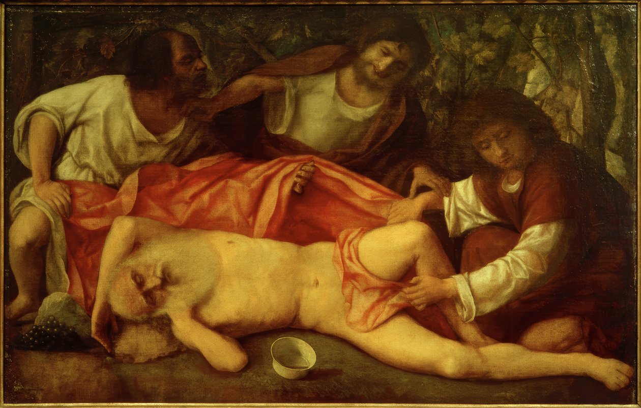 Noé részegsége alkotó: Giovanni Bellini
