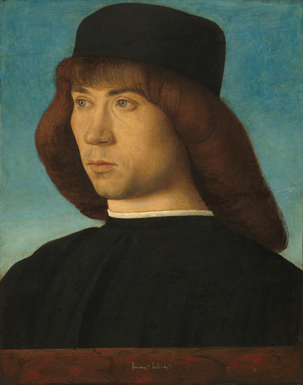 Egy fiatal férfi portréja alkotó: Giovanni Bellini