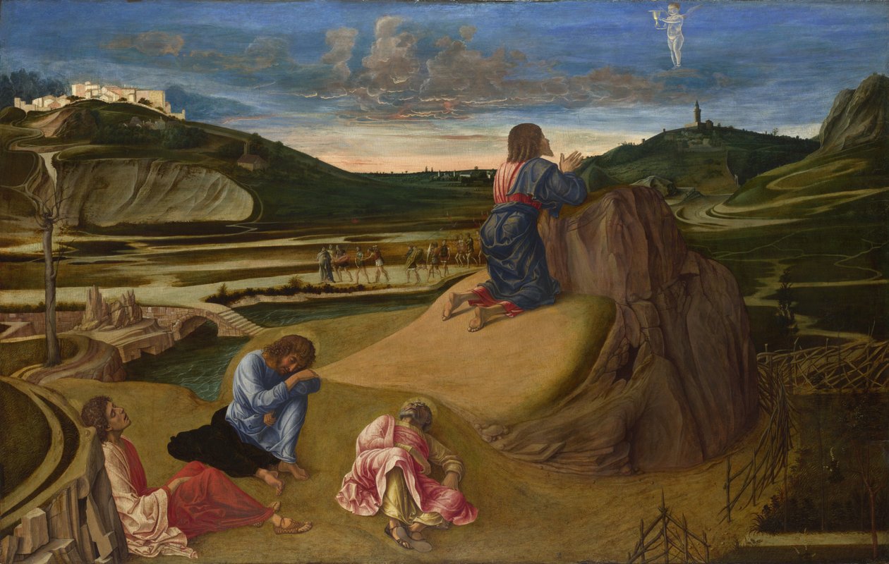 Agónia a kertben, 1465 körül alkotó: Giovanni Bellini