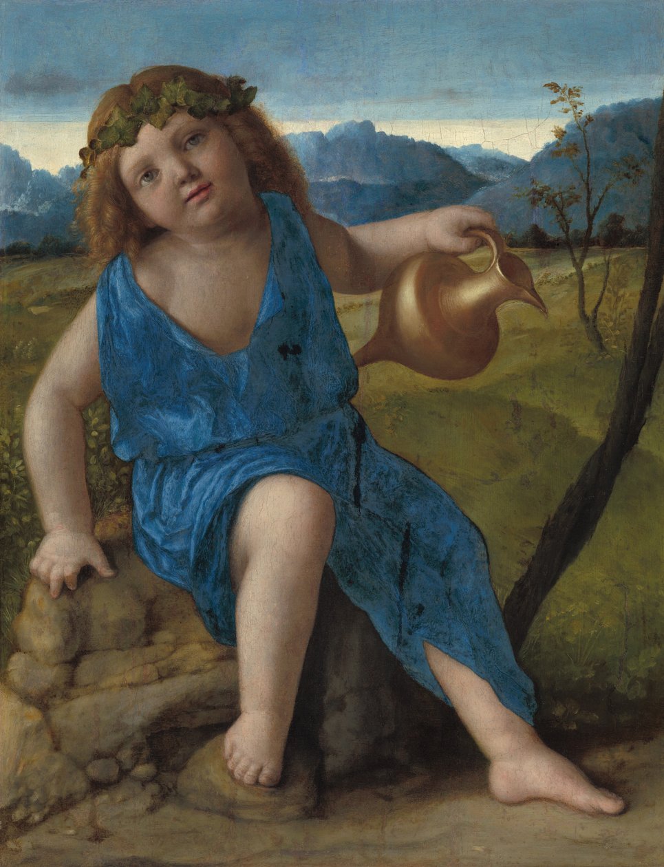 A csecsemő Bacchus alkotó: Giovanni Bellini