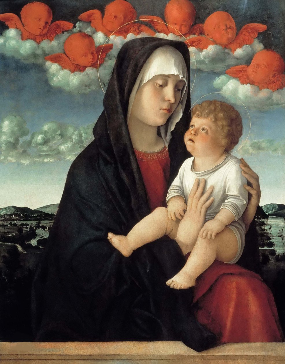 A Szűz és a gyermek c. 1500. alkotó: Giovanni Bellini