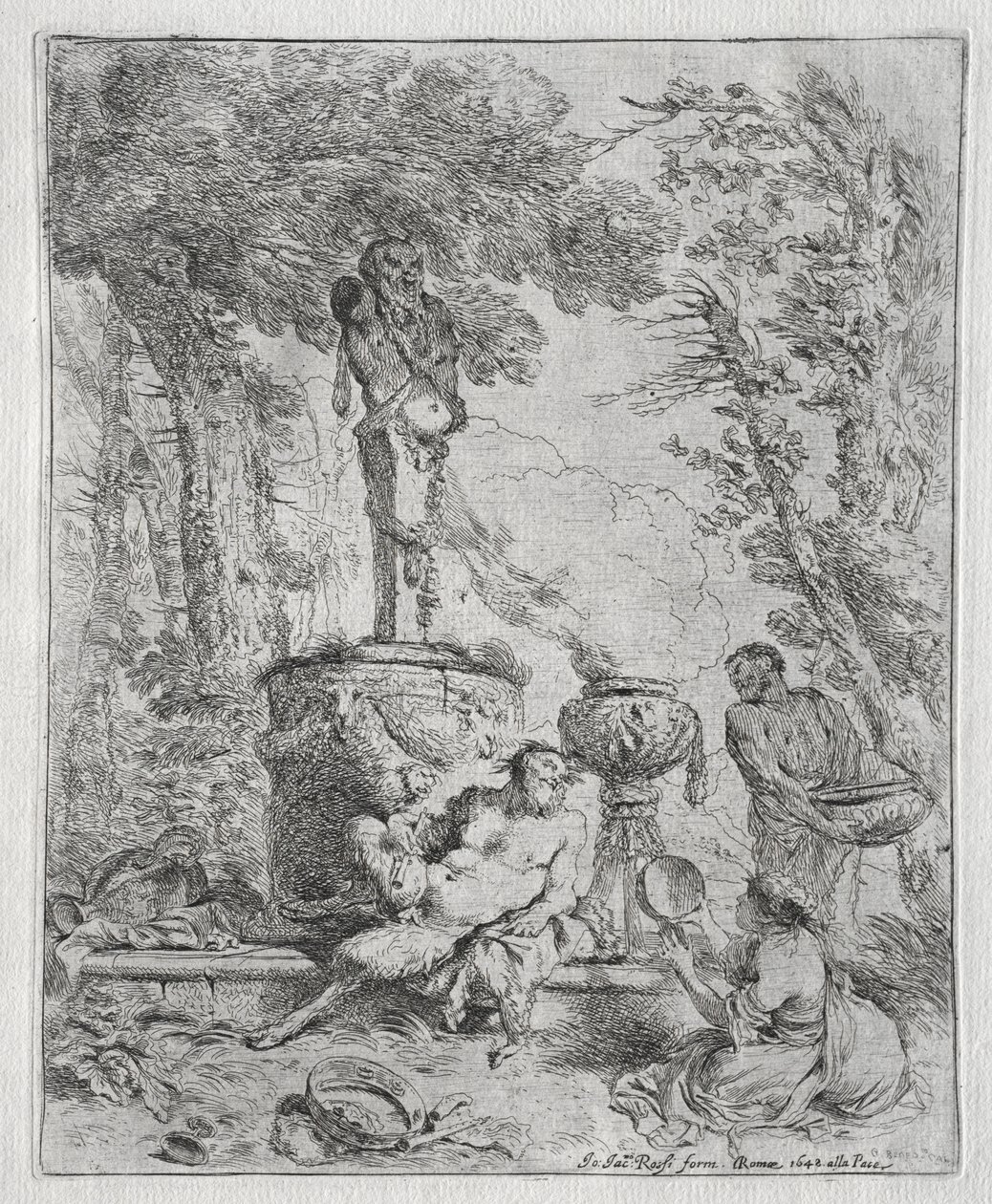 Pán ünnepe, 1648. alkotó: Giovanni Benedetto Castiglione