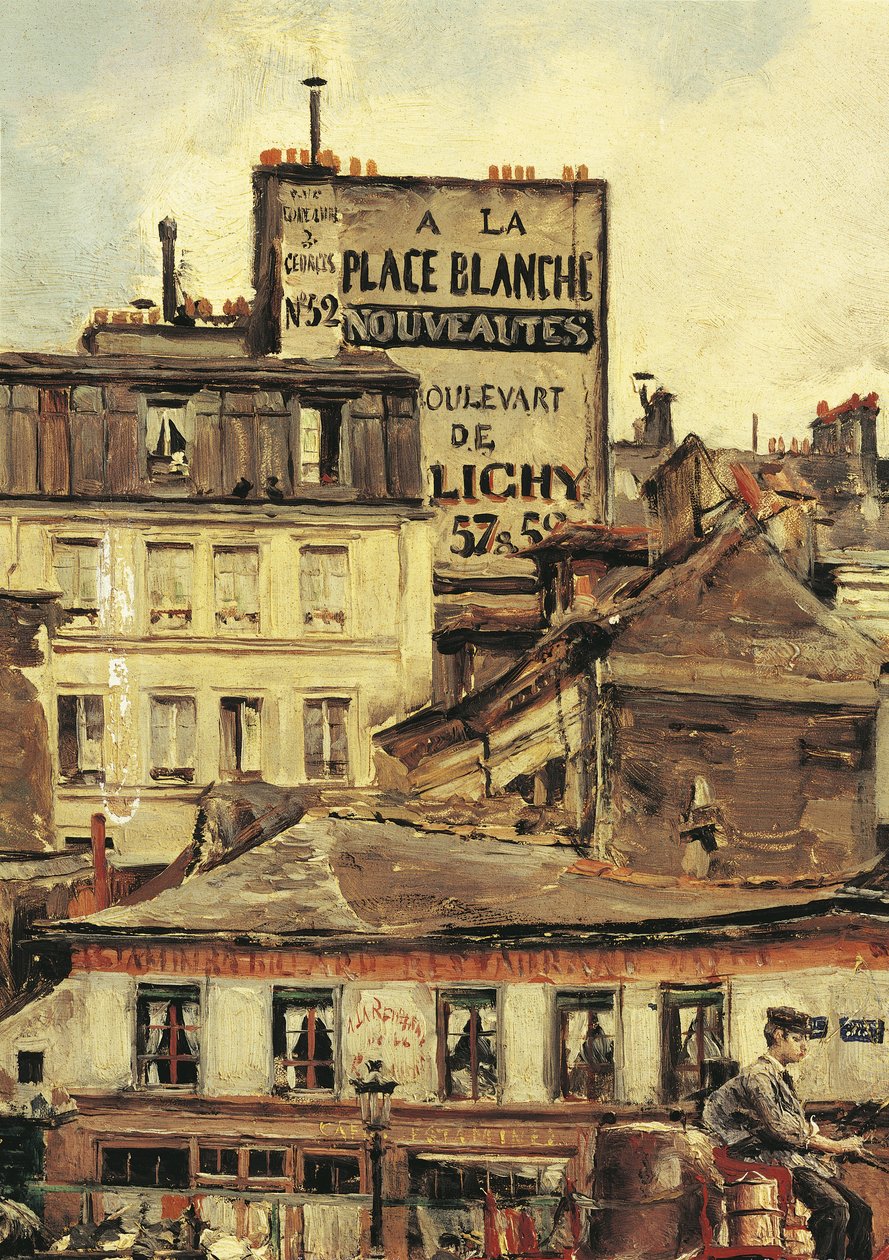 Olaszország, kilátás a párizsi Clichy térre alkotó: Giovanni Boldini