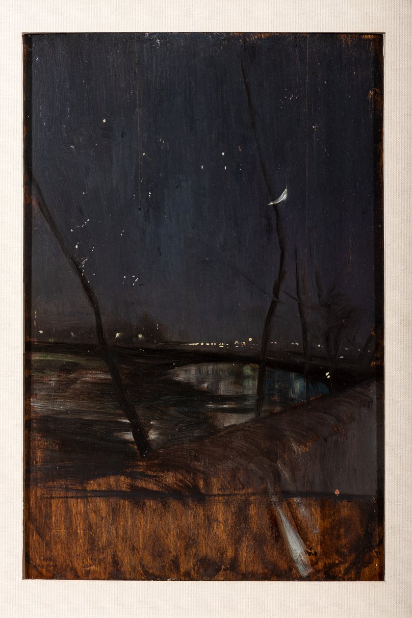 Éjszakai a Szajnán (olaj, tábla) alkotó: Giovanni Boldini