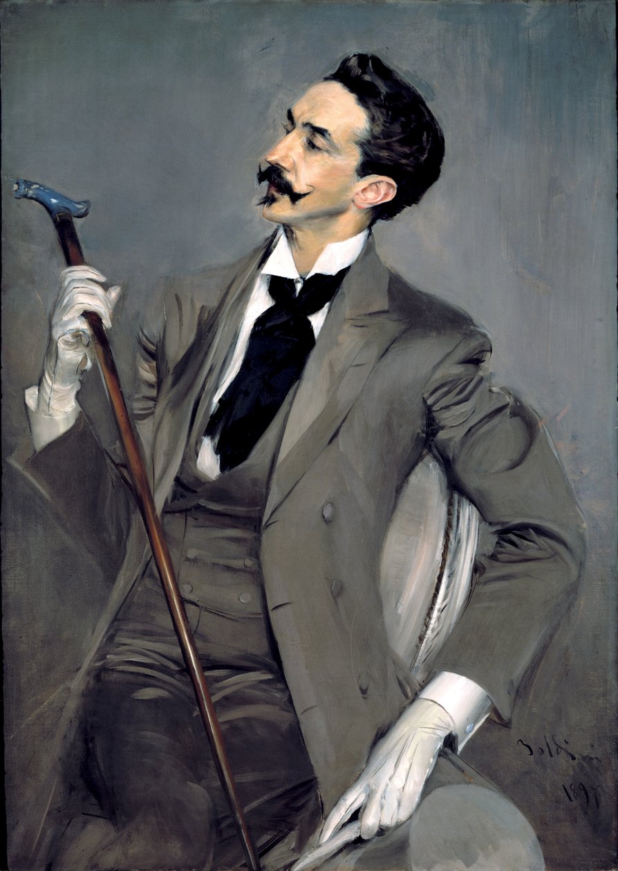 Robert de Montesquiou gróf portréja alkotó: Giovanni Boldini