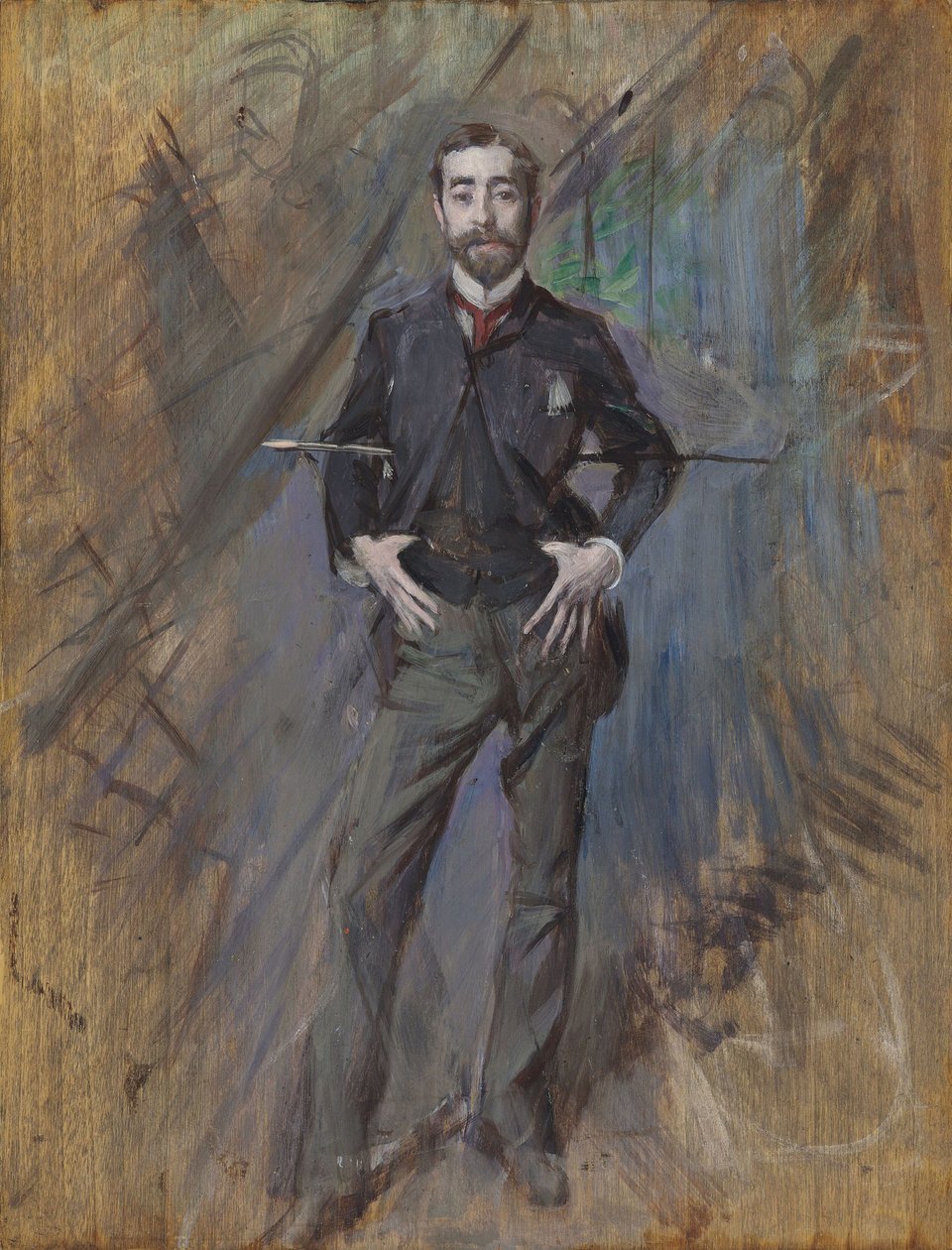 John Singer Sargent portréja, 1890. alkotó: Giovanni Boldini