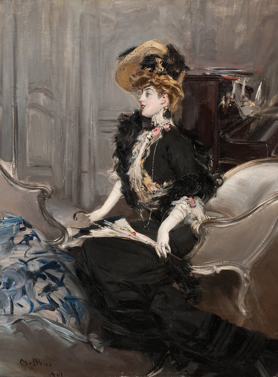 R. L. asszony portréja, 1901. alkotó: Giovanni Boldini