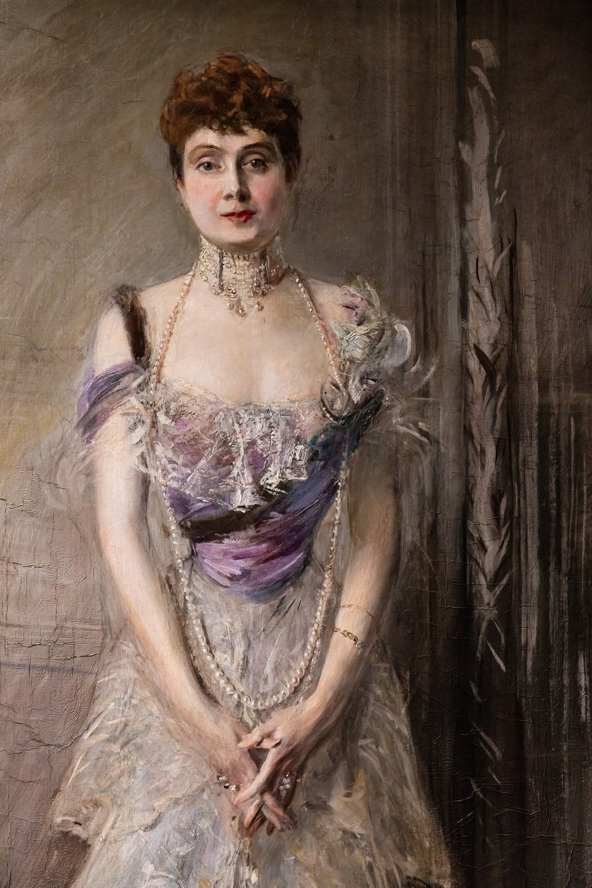 Eulalia spanyol hercegnő, részlet alkotó: Giovanni Boldini