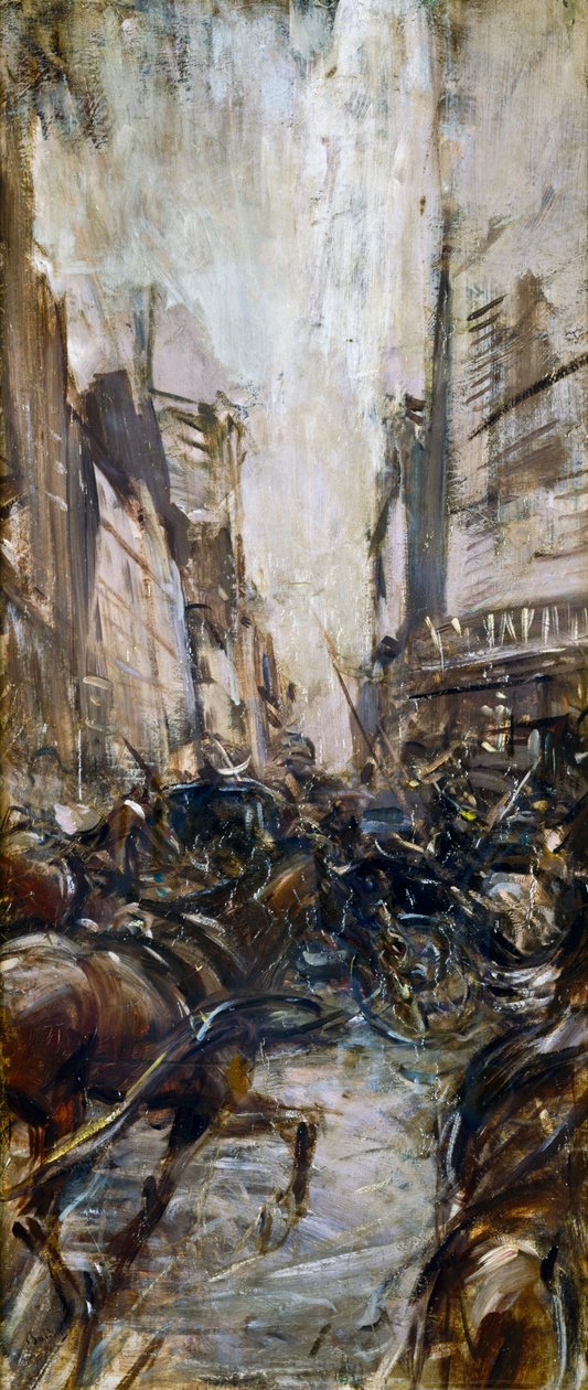 Utca Párizsban alkotó: Giovanni Boldini