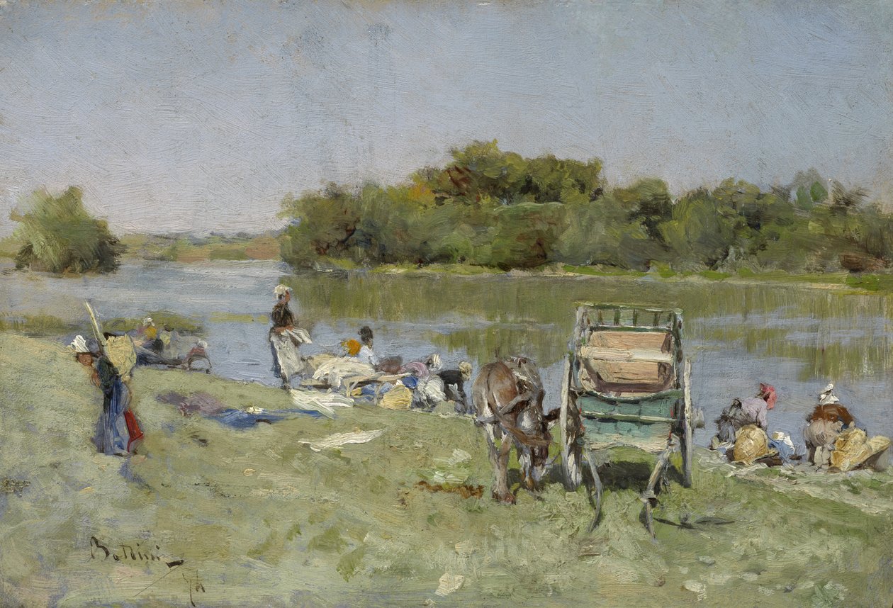 Mosónők, 1874 alkotó: Giovanni Boldini