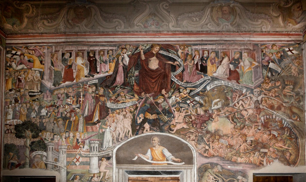 Utolsó ítélet, 1492 körül alkotó: Giovanni Canavesio