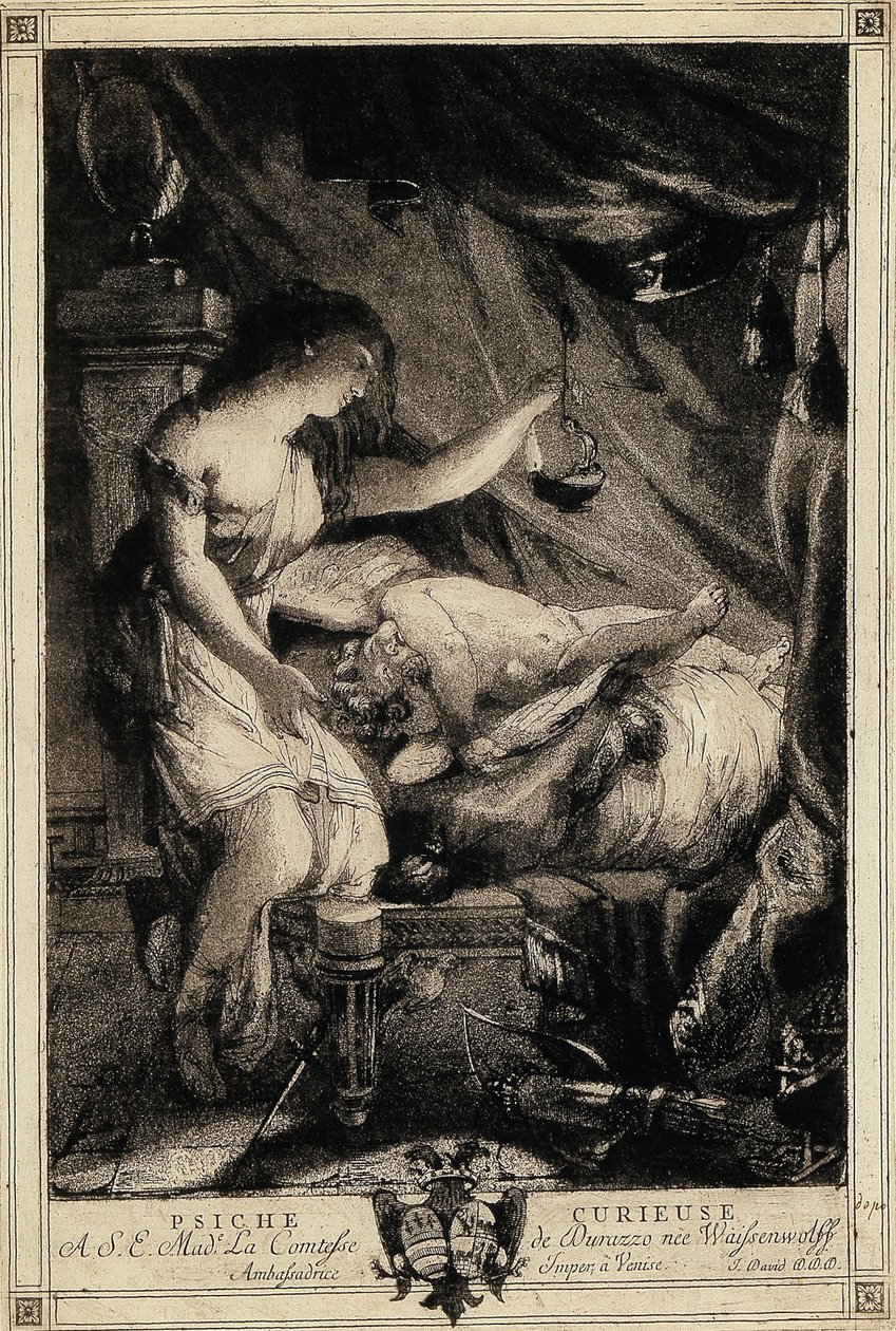 Curious Psyche, 1770-es évek közepe. alkotó: Giovanni David