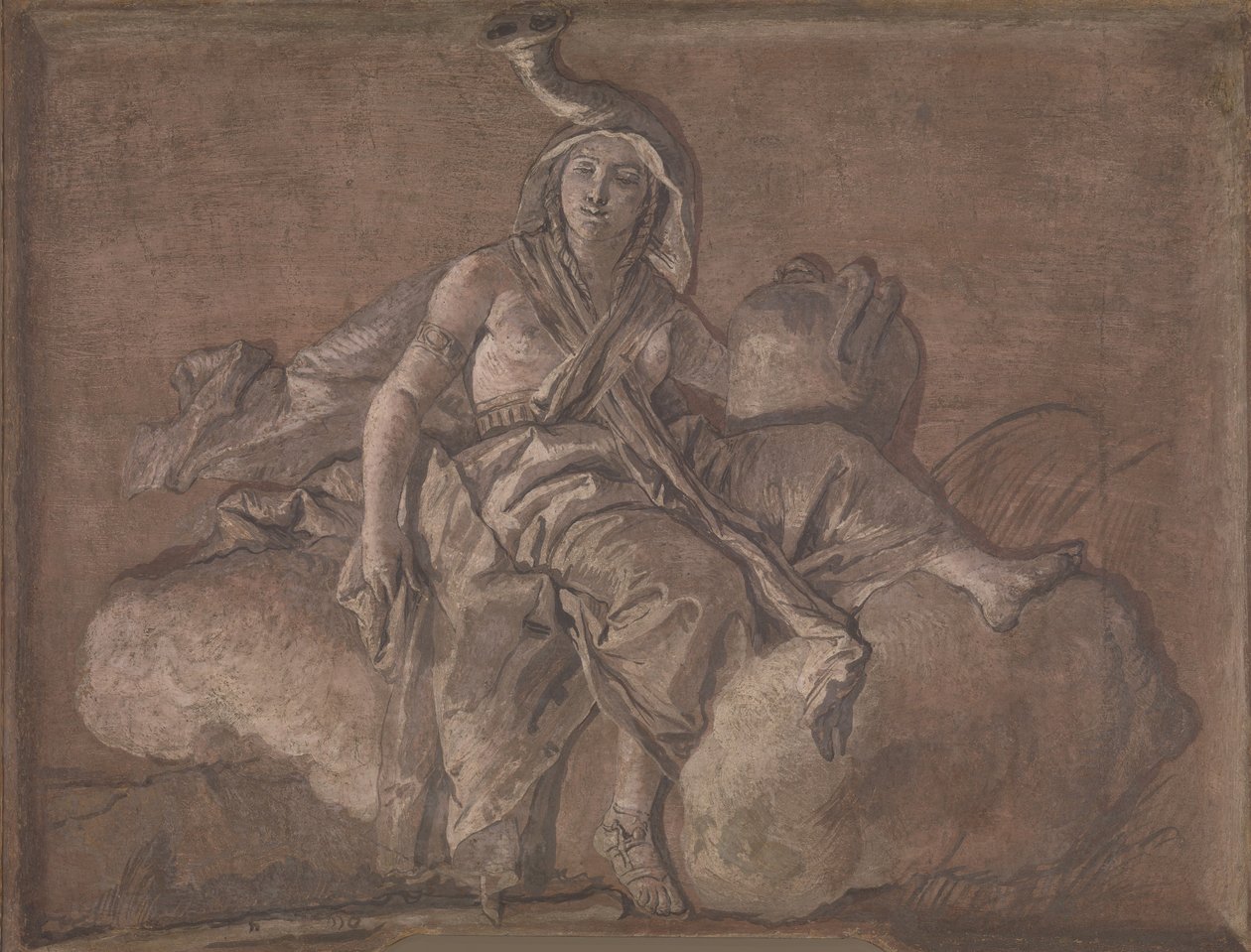 Afrika. alkotó: Giovanni Domenico Tiepolo