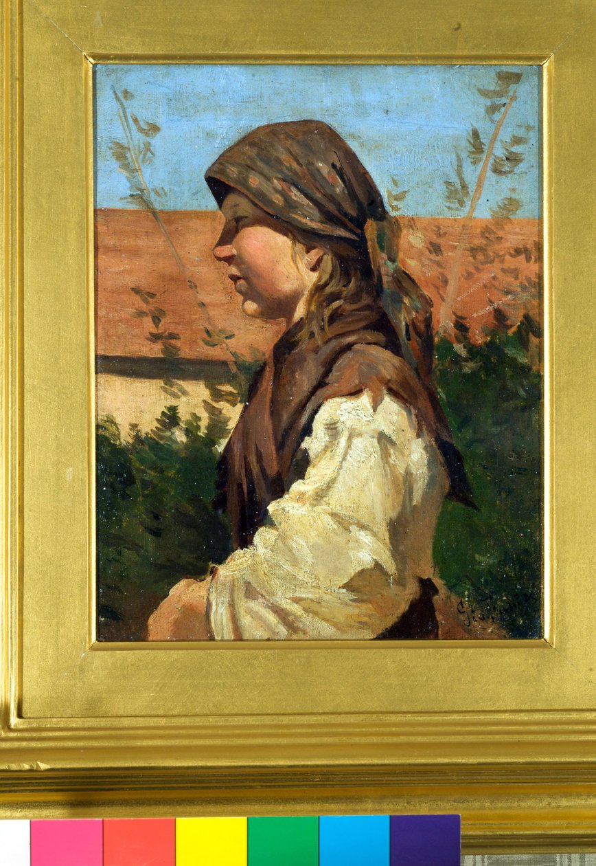 "A favágó" alkotó: Giovanni Fattori