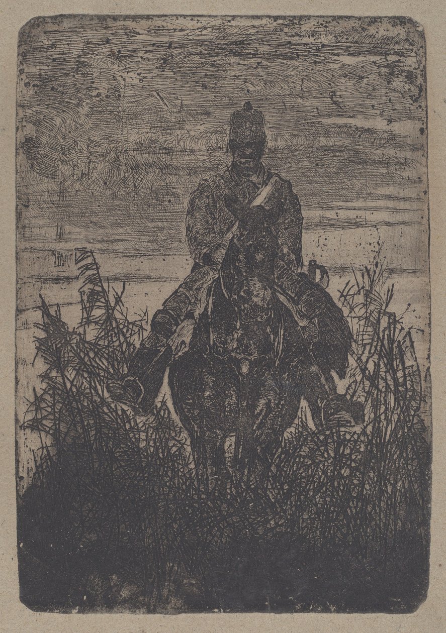 Járőr [kutatás] alkotó: Giovanni Fattori