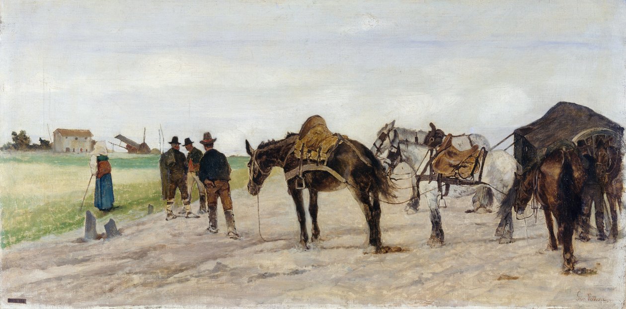 római vidék alkotó: Giovanni Fattori