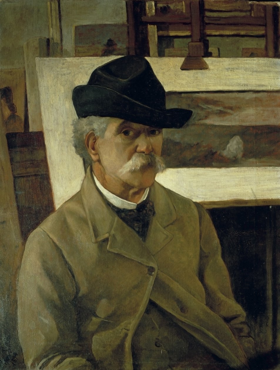 Önarckép alkotó: Giovanni Fattori