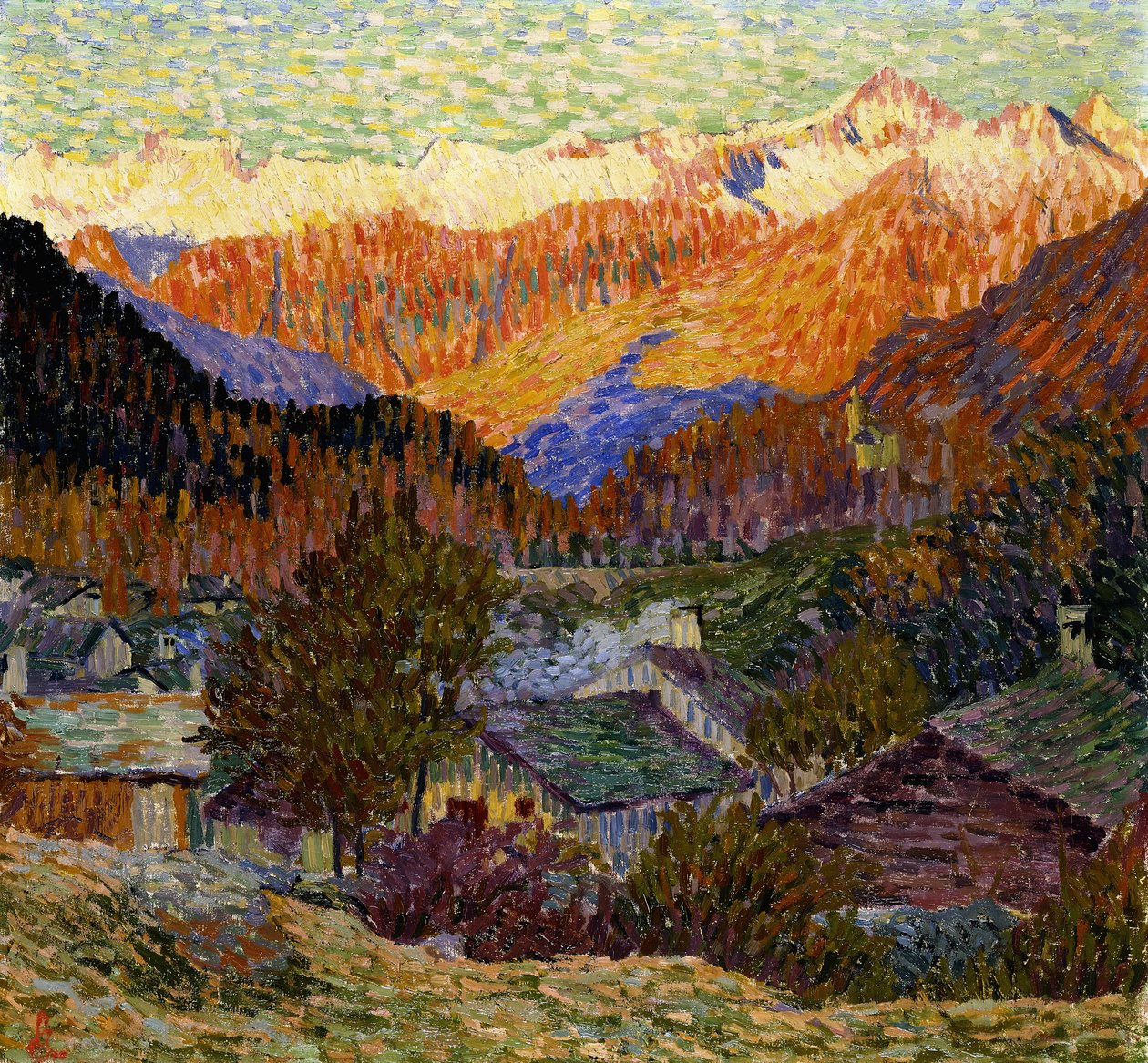Őszi Reggel alkotó: Giovanni Giacometti