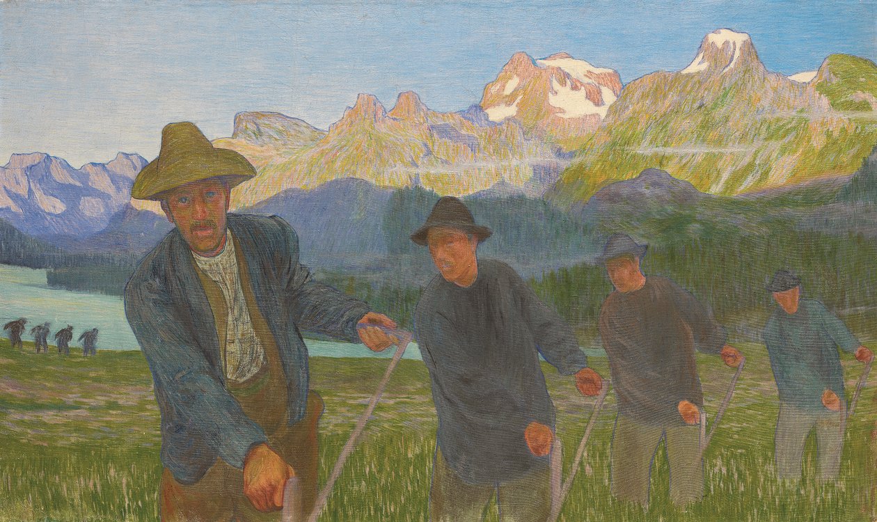 Kaszálógép alkotó: Giovanni Giacometti