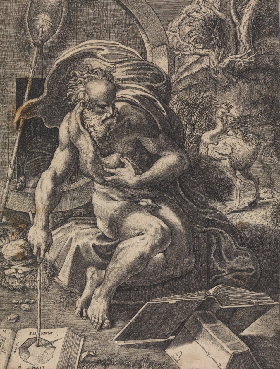 Diogenes, kb. 1527. alkotó: Giovanni Jacopo Caraglio