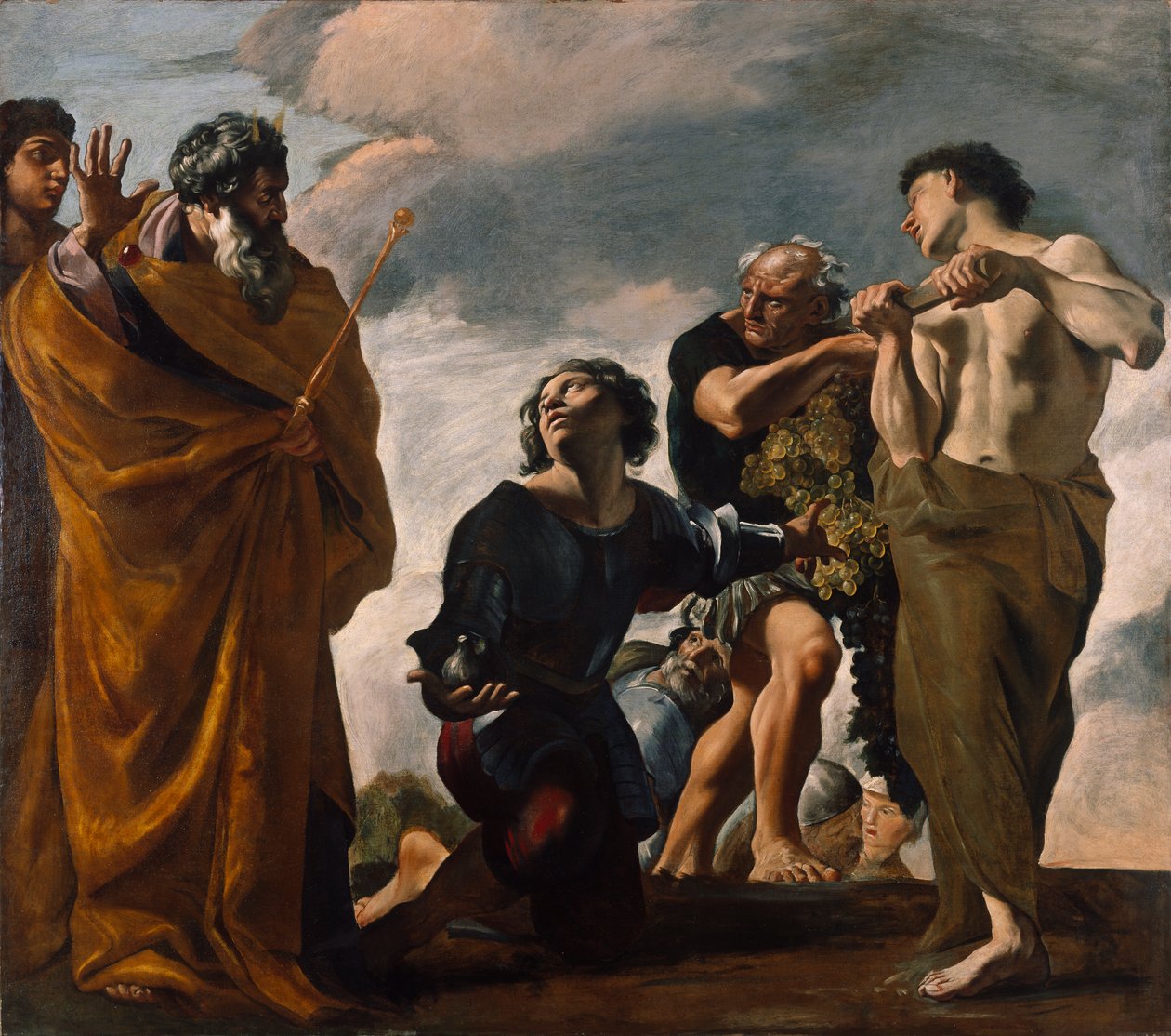 Mózes és a kánaáni követek, 1621-24 alkotó: Giovanni Lanfranco