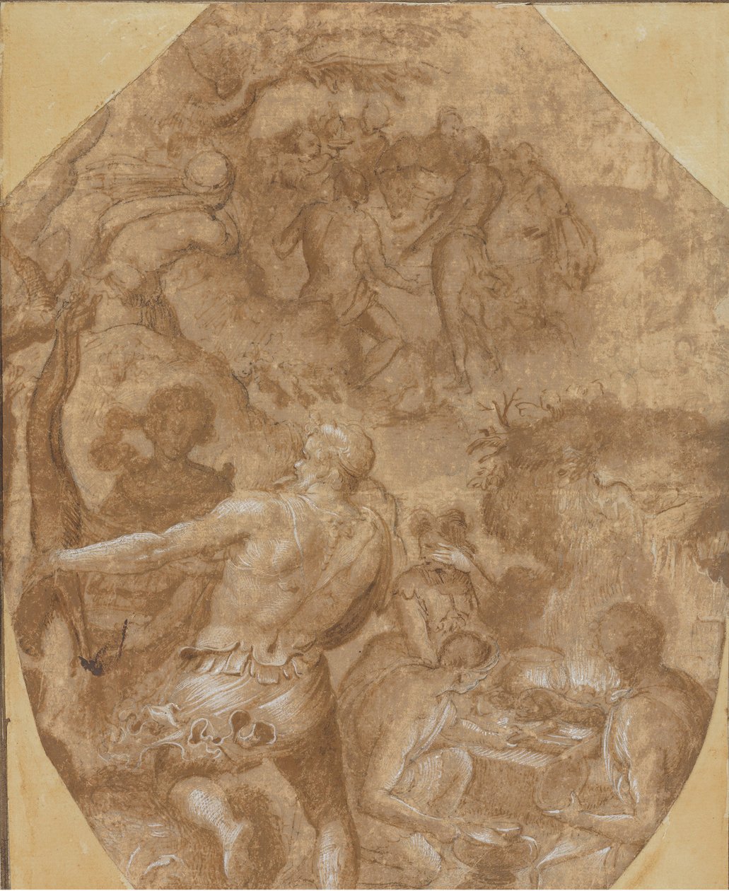 Az üveg felfedezése, kb. 1570-72. alkotó: Giovanni Maria Butteri
