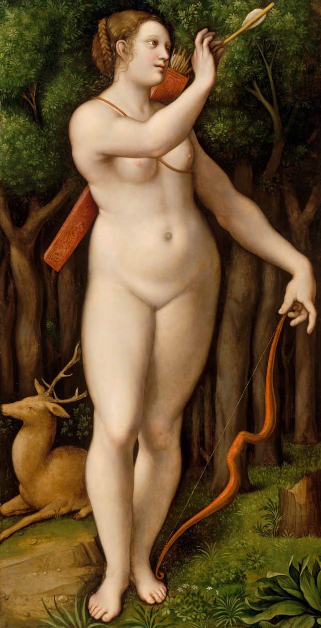 Diana a vadásznő. alkotó: Giovanni Pietro Rizzoli