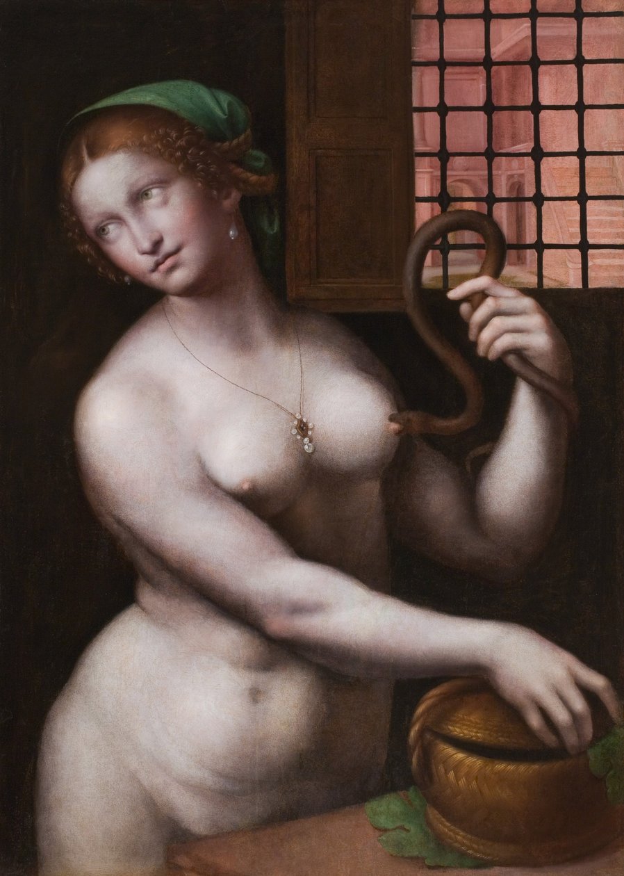 Kleopátra, 1515 körül (olaj, panel) alkotó: Giovanni Pietro Rizzoli Giampietrino