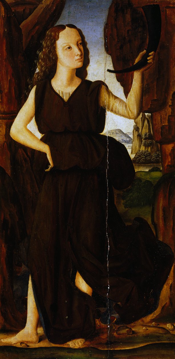 A múzsa Melpomene alkotó: Giovanni Santi