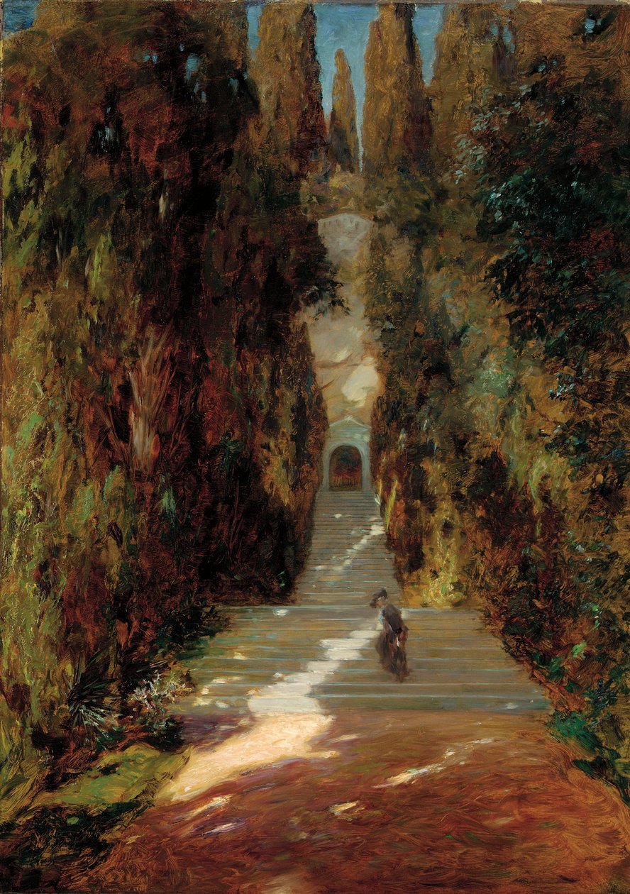 Első mise", 1885 alkotó: Giovanni Segantini