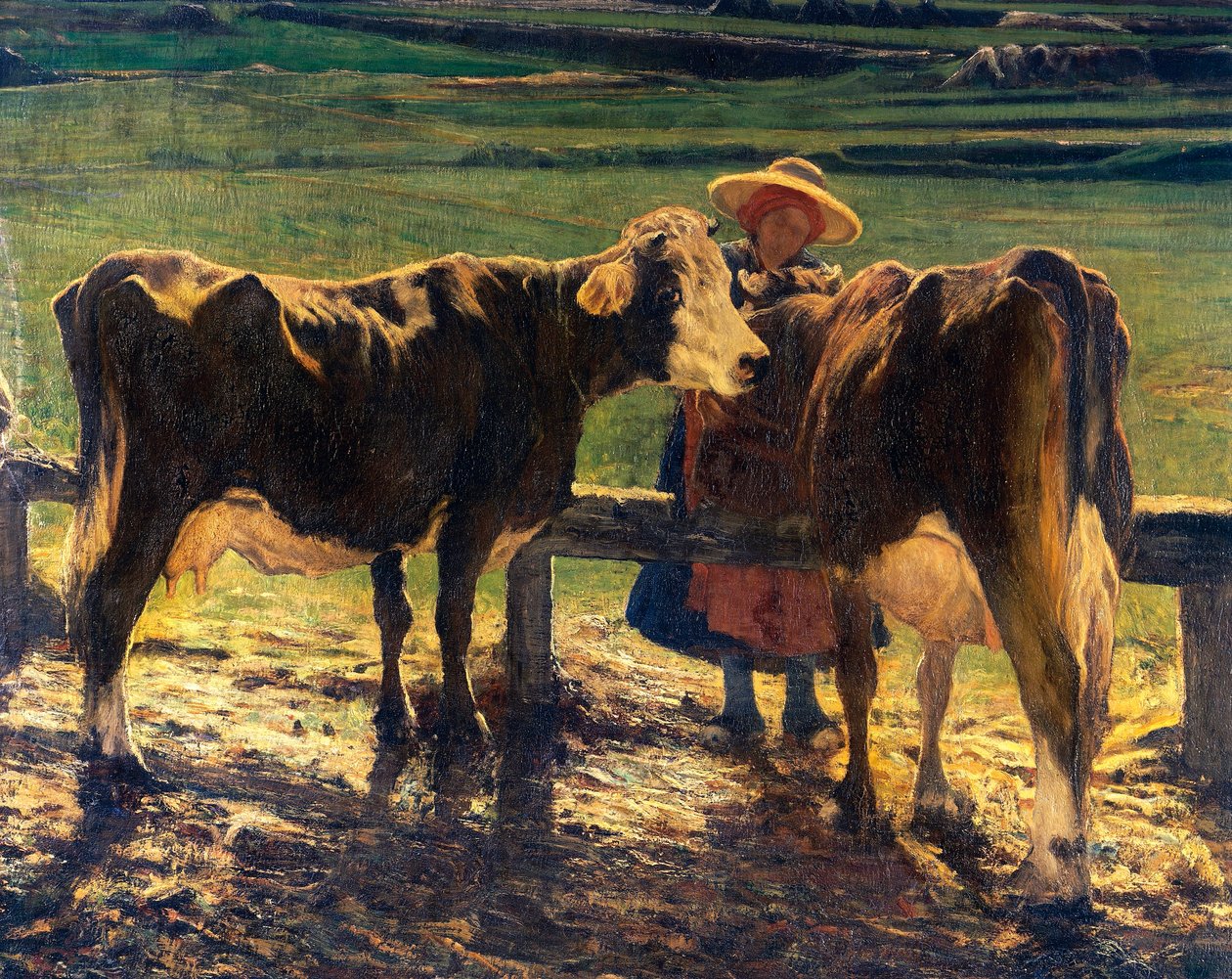 Legeltetés alkotó: Giovanni Segantini