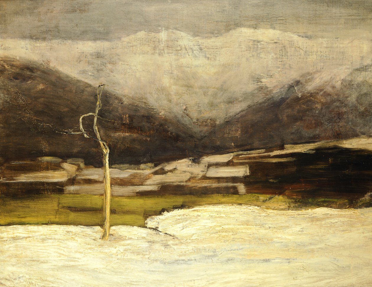 Savognino táj alkotó: Giovanni Segantini