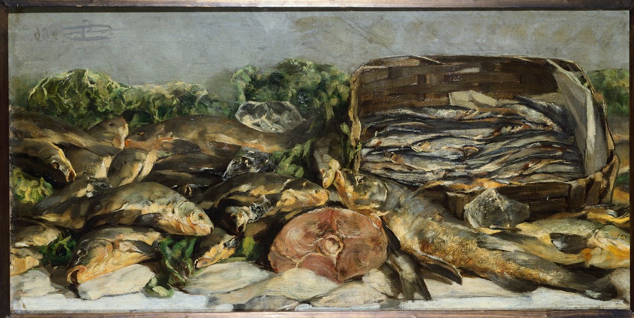 Csendélet halakkal alkotó: Giovanni Segantini
